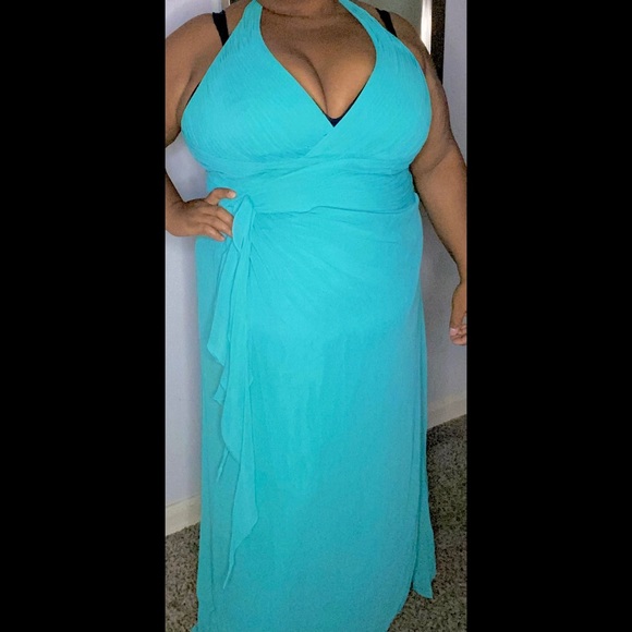 plus size turquoise bridesmaid dresses Turquoise Plus Size Prom Dresses,Chiffon Plus Size Prom Dress,Beaded Plus Size Prom Dress,PD00246, US6 / Dark Navy